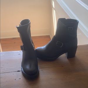 Sabrina Moto Engineer Frye boots
